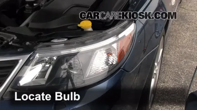 2008 Saab 9-3 2.0T 2.0L 4 Cyl. Turbo Wagon (4 Door) Lights Turn Signal - Front (replace bulb)